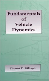 book Fundamentals of Vehicle Dynamics (R114)