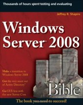 book Windows Server 2008 Bible
