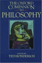 book The Oxford Companion to Philosophy