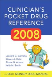 book Clinician's Pocket Drug Reference