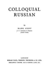 book Colloquial Russian