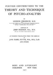 book Further Contributions To The Theory And Technique Of Psycho Analysis