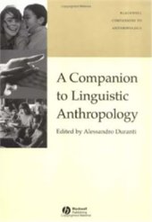 book A Companion to Linguistic Anthropology