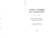 book Dioses y hombres de Huarochirí