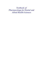 book Textbook of Pharmacology for Dental and Allied Health Sciences