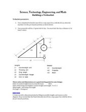 book Science, technology, engineering, and math building a trebuchet