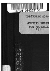 book The Following are the General Rules for Football