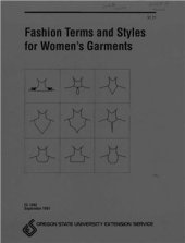 book Fashion Terms and Styles for Woman's Garments