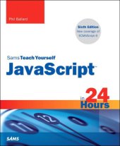 book Sams Teach Yourself JavaScript in 24 Hours