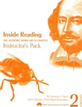 book Inside Reading 2: The Academic Word List in Context (Instructor's pack)