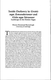 book Inside Outlawry in Grettis saga Ásmundarsonar and Gísla saga Súrssonar. Landscape in the Outlaw Sagas