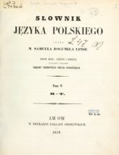 book Słownik języka polskiego. Tom V (R-T)