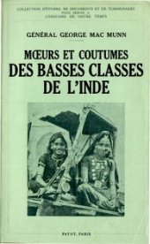 book Moeurs et coutumes des basses classes de l'Inde