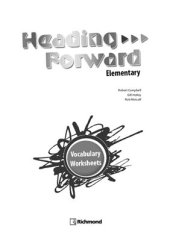 book Heading Forward Elementary - Vocabulary worksheets