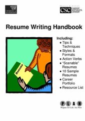 book Resume Writing Handbook