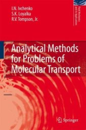 book Analytical Methods for Problems of Molecular Transport