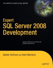 book Expert SQL Server 2008 Development