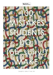 book 130 common mistakes students do (oh, sorry!) make