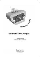 book Super Max 1. Guide pédagogique