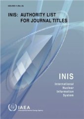 book INIS: Authority list for journal titles