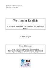 book Writing in English. A Practical Handbook for Scientific and Technical Writers