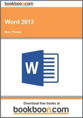 book Word 2013