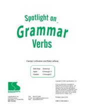 book Spotlight on Grammar Verbs