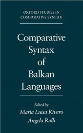 book Comparative Syntax of the Balkan Languages