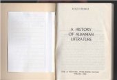 book A History of Albanian Literature