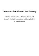 book Comparative Siouan Dictionary