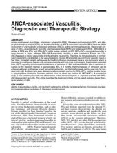 book ANCA-associated Vasculitis: Diagnostic and Therapeutic Strategy