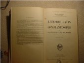 book L'Empire Latin de Constantinople et la Principauté de Morée