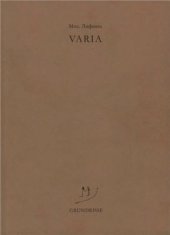 book Varia