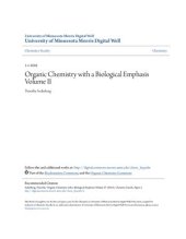 book Organic Chemistry with a Biological Emphasis Volume II