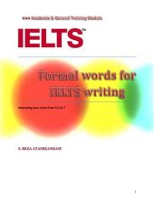 book Reza. Formal words for IELTS writing