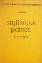 book Stylistyka polska. Zarys