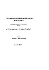 book Deutsch-Aserbaidschan-Türkisches Wörterbuch