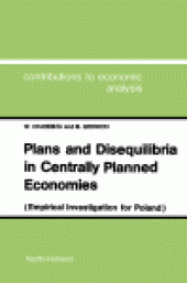 book Plans and Disequilibria in Centrally Planned Economies  Empirical Investigation for Poland