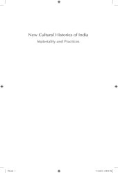 book New Cultural Histories of India - Materiality and Practices