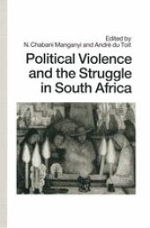 book Political Violence and the Struggle in South Africa