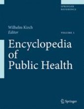 book Encyclopedia of Public Health