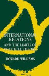 book International Relations and the Limits of Political Theory