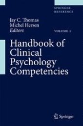 book Handbook of Clinical Psychology Competencies