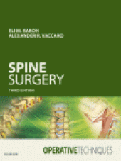 book Operative Techniques: Spine Surgery. A volume in Operative Techniques