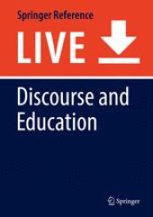 book Discourse and Education