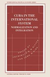 book Cuba in the International System: Normalization and Integration