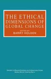 book The Ethical Dimensions of Global Change