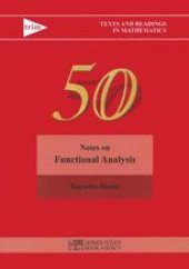 book Notes on Functional Analysis