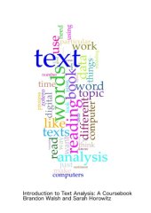 book Introduction to Text Analysis  : A Coursebook