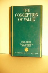 book The Conception of Value